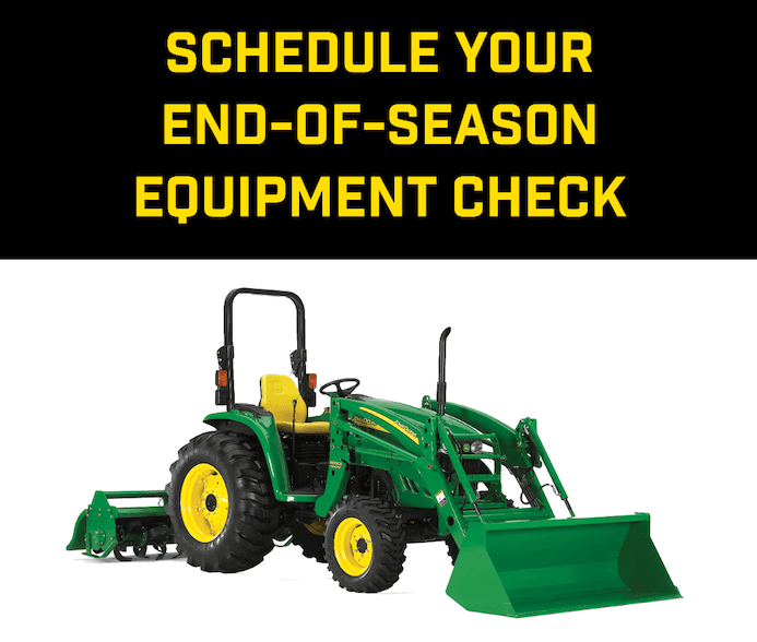 Schedule Your End of Season Equipment Check